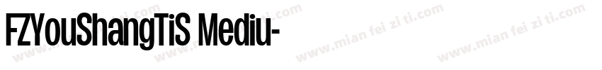 FZYouShangTiS Mediu字体转换